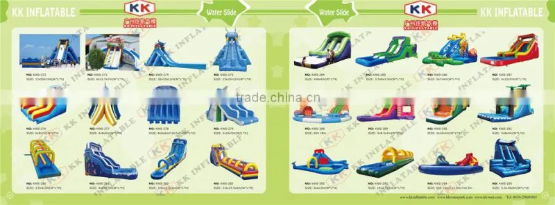Jungle Theme Inflatable Wet Slide For Seaside used adventure zone