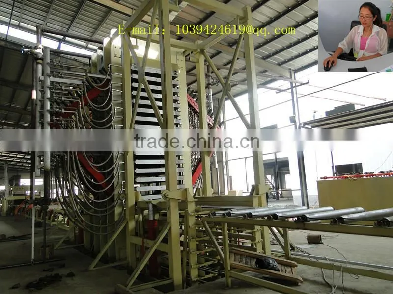 Capacity 150cbm/day bagasse based particle board production line / Bagasse based chipboard plant