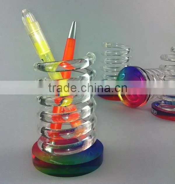 Acrylic sign holder pen holder