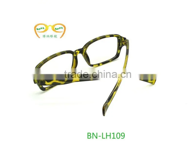 2015 high quality Leopard grain cheap half frame sexy reading glasses