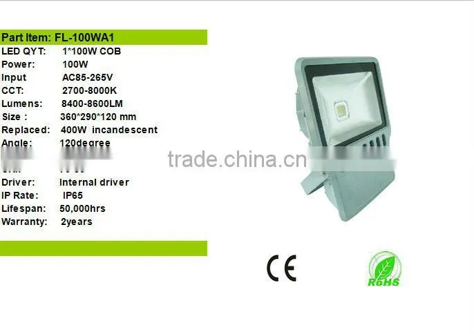 high power 80-150w IP65 LED flood light