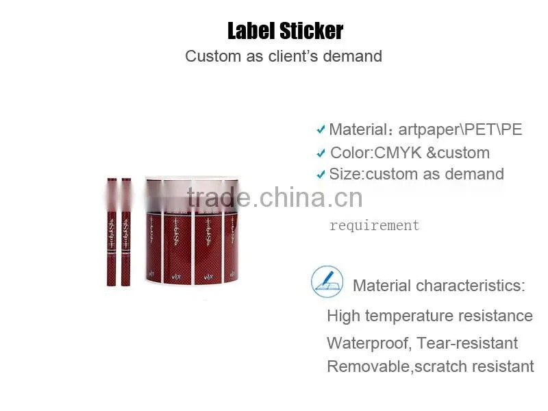 Hot Sale Custom Private Adhesive Sticker For Electronic Cigarette