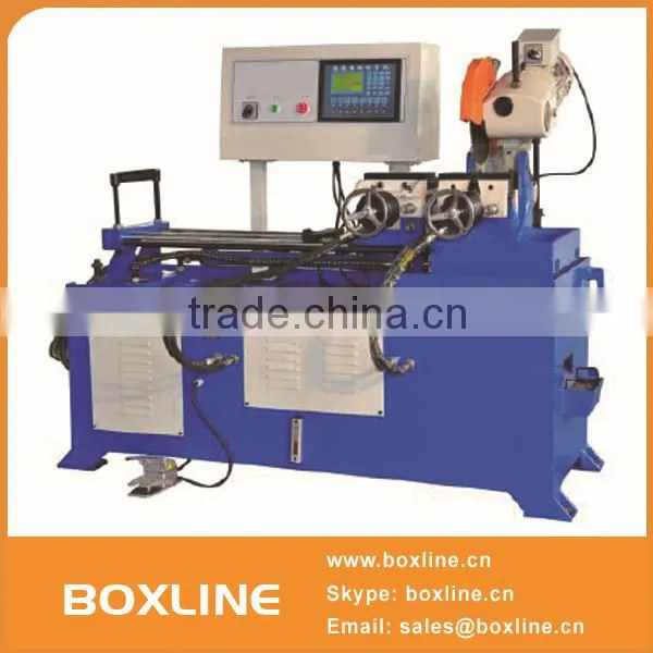 Large pipe cutting and beveling machine