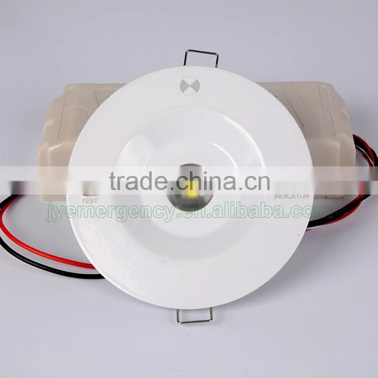 2016 newest Zhongshan Jinyi 3W led emergency downlight / spot light