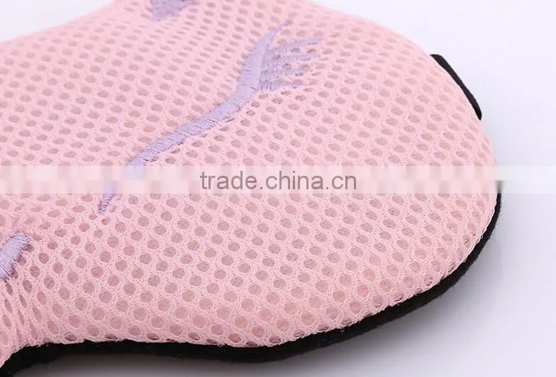Fashion Design Eye Shade Fox Shape Remove Dark Circles Steam Warm Sleeping Eye Mask with gel ice pack