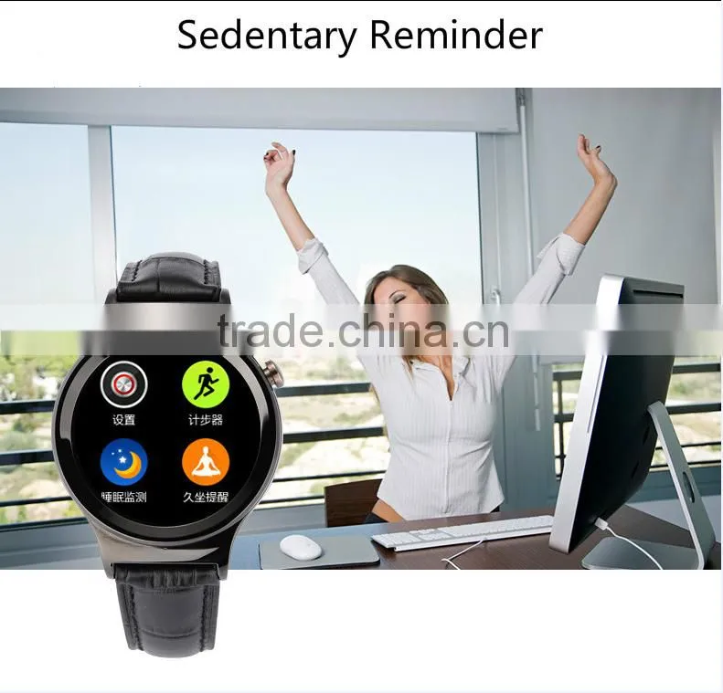 Newest smart watch fasionable round smart watch phone,smart watch mtk6260
