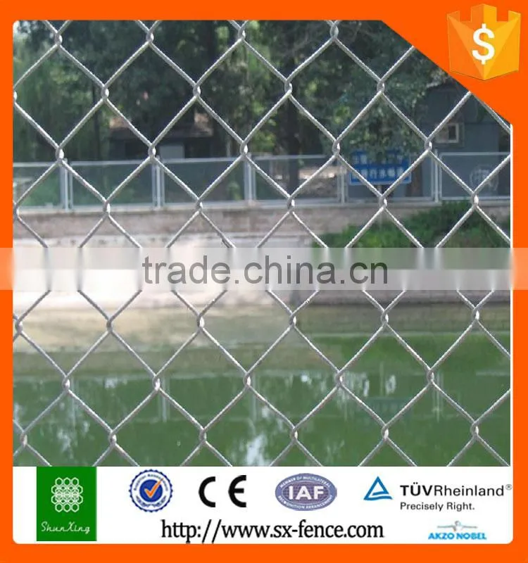 china factory supply woven construction chain link fence