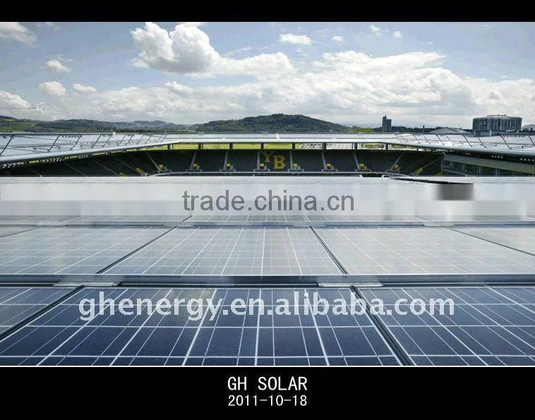 180W Flexiable Mono Crystalline Or Amorphous solar panel system