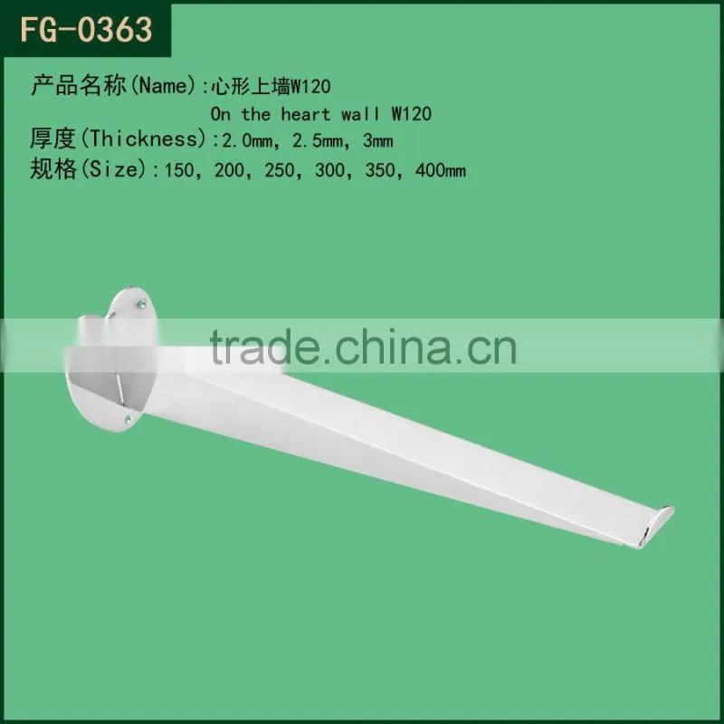 2014 wholesale Shopfittings metal shelf support brackets