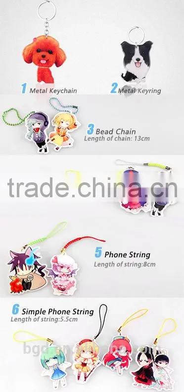 VOGRACE Wholesale Custom Acrylic Keychain with cartoon
