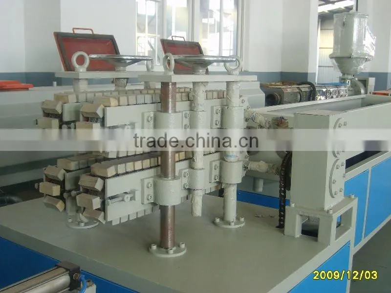 GF-63 PVC double pipe extrusion production line