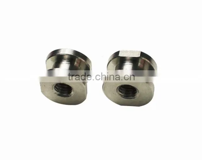 CNC Machined brass Nuts, CNC turning parts