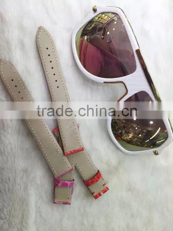 Wholesale 100% High Quality Alligator Leather Wrist Watch Straps