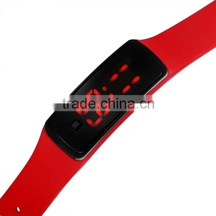New Watches Superior Charm Fashion Men And Women Rubber LED Watch Date silicon wristband Digital Wrist 8 Colors tf-83 Hot Gift