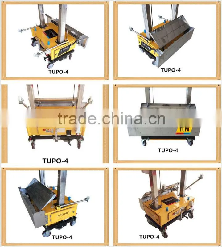 Tupo-4 high technology automatic wall rendering machine made in china