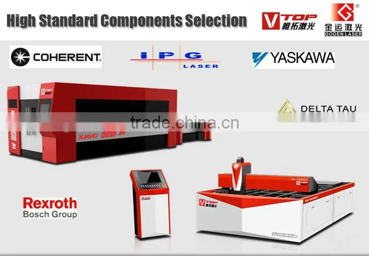 2000W 1000W Fiber Laser Cutting for Metal 1500X3000mm