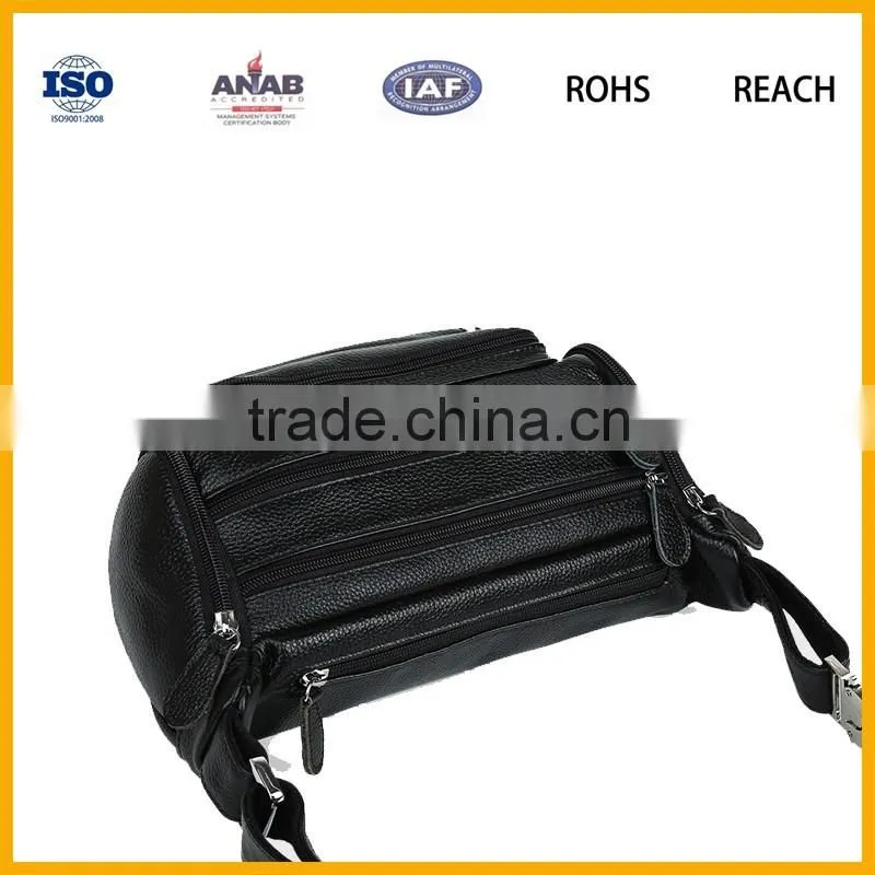 Fashionable PU High Quality Multilayer Men abd Women Waist Bag