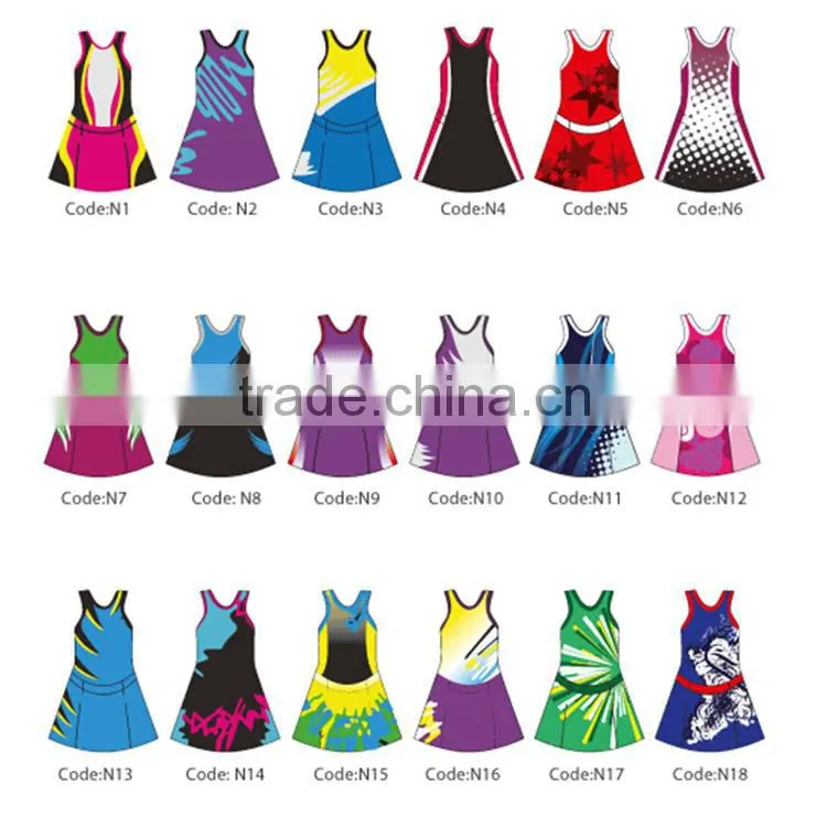 wholesale women plus size cheap netball dress