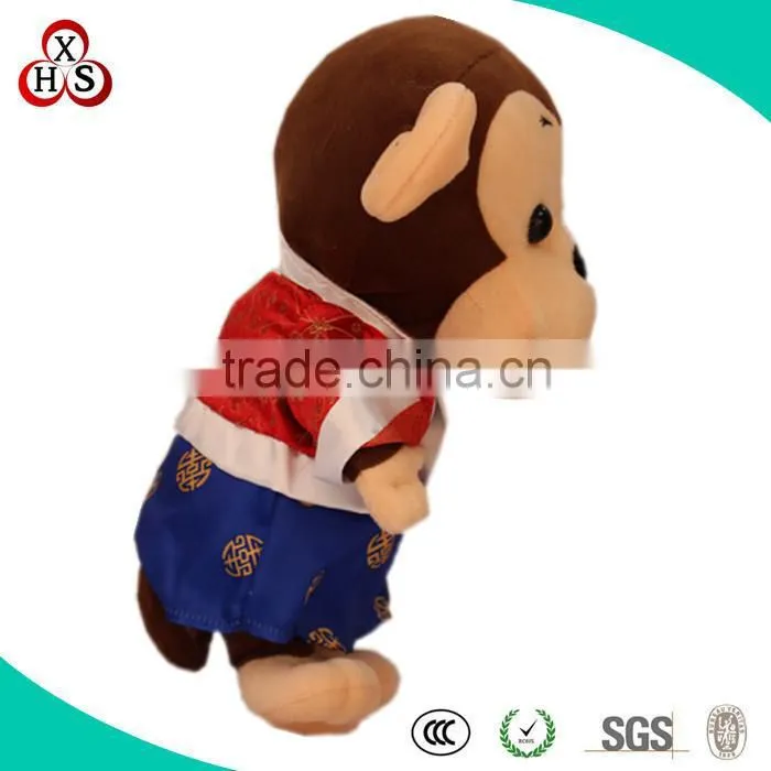 High Grade Fashionable Small Custom Cute Plush Blue Monkey Toy
