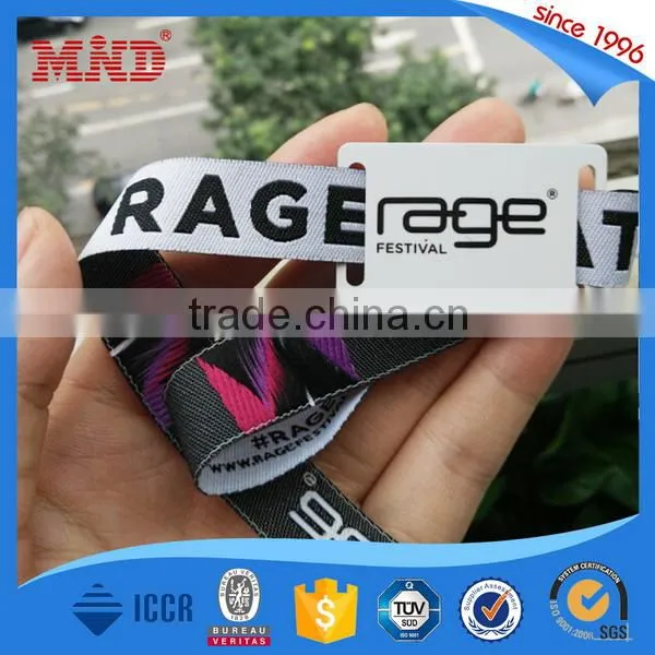 MDWW26 Adjustable RFID Woven Bracelet For Concert