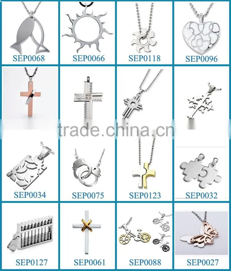 Factoty direct sale stainless steel celtic cross pendant