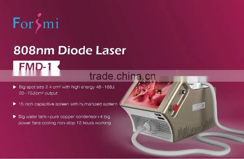 Medical portable 808nm laser professional diode laser hair removal