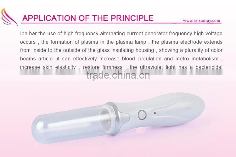 Ion magic plasma waves wand wrinkle remover wand with CE and RoHS
