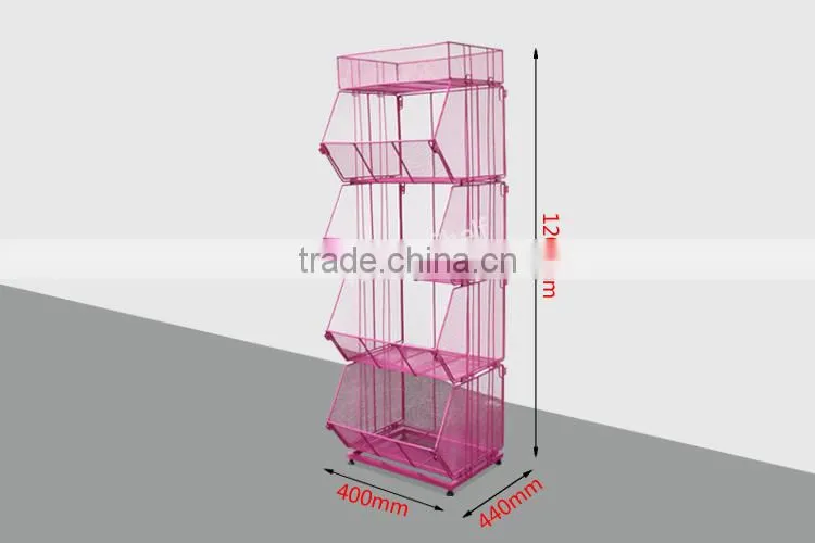 RD-Basket hanging racks metal stand display rack shelf for souvenirs