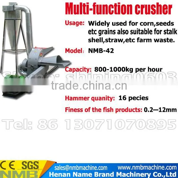high quality small fine industrial hydraulic malt nut seed tree wood branch crusher machine