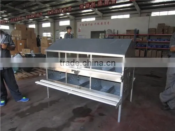 U-Best poultry farm manual egg collection box/laying nest