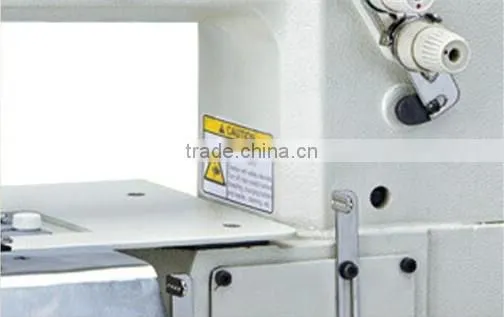 Making Belt Loop With Front Cutter Interlock Industrial Sewing Machine Double Needle Price CS-2001C