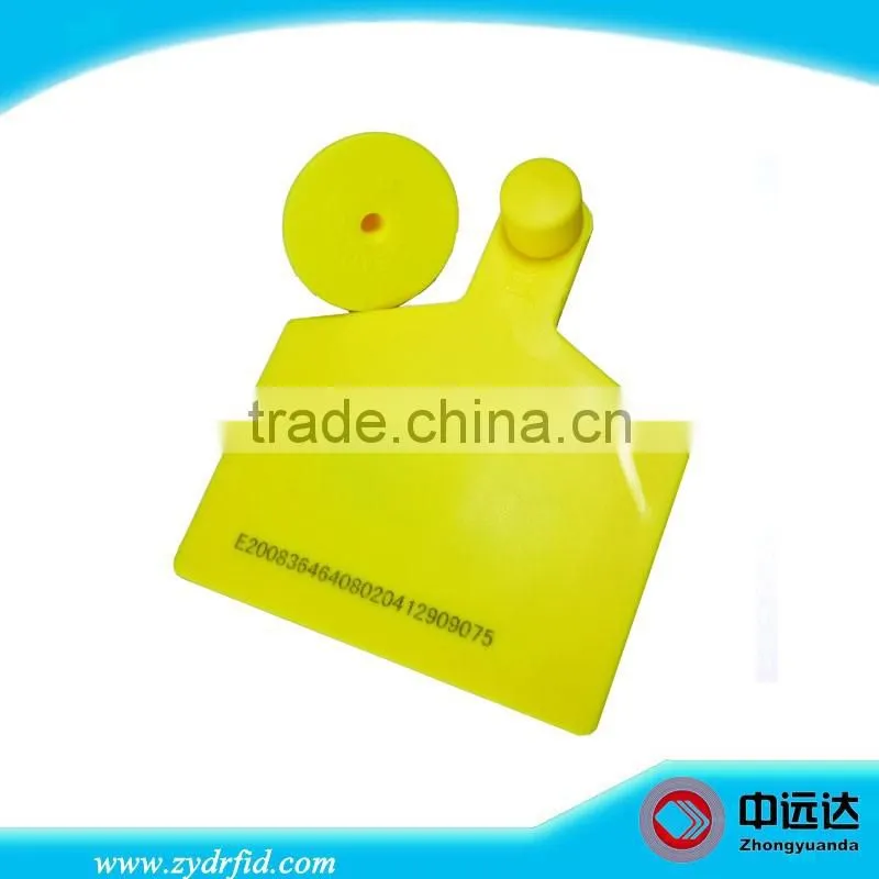 UHF Read & write RFID ear tag, RFID plastic ear tags for cattle