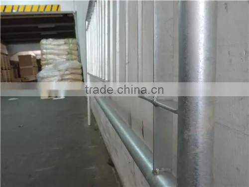 aluminium round pipe fence