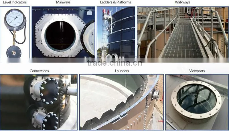 Turnkey anaerobic membrane tank used in biomass plant as digester