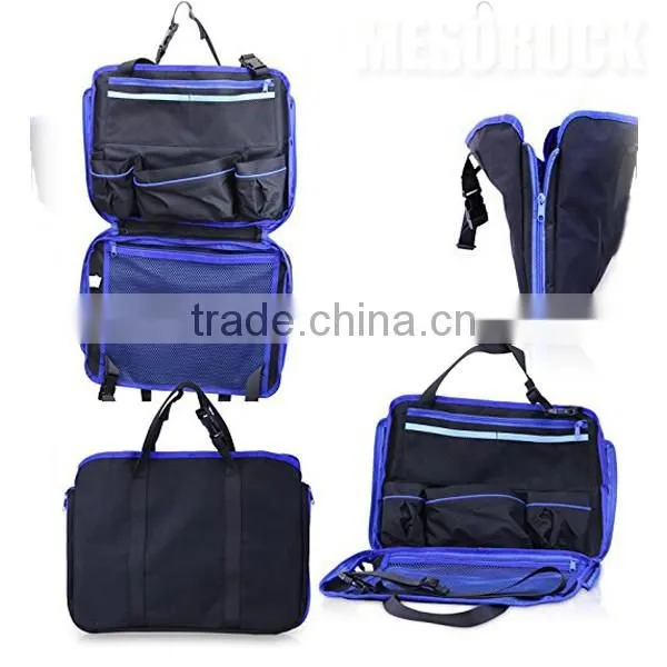 Multi-Pocket Travel Storage Bag Car Back Seat Organizer Crusar Car Seat Organizer Auto Seat Car Organizer