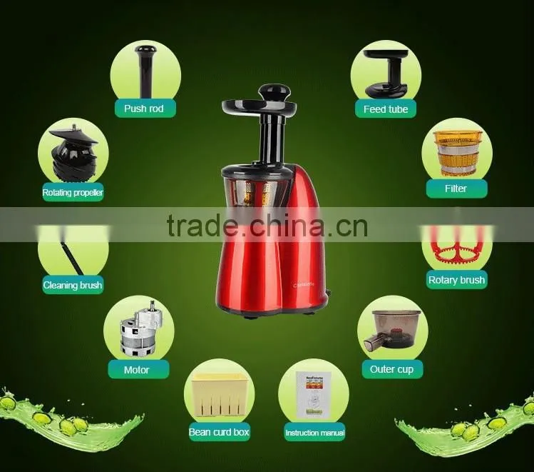 HUIJU Pure fruit and vegetable Juicer Extractor Wide Mouth Slow Juicer Sugar CaneJuicer Machine Price HJ-MN219