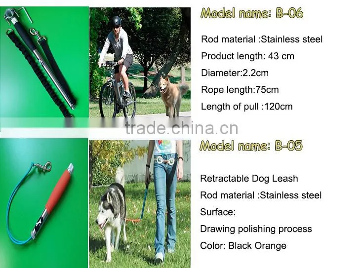 Dog Bicycle Leash for Dog Bike Exerciser hands free running dog leash
