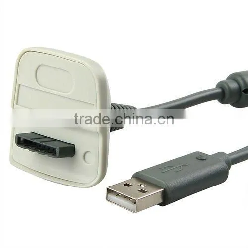 USB Charger Cable for Xbox 360 Wireless Controller PC