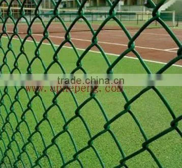 wind resistance PVC chain link fence factory