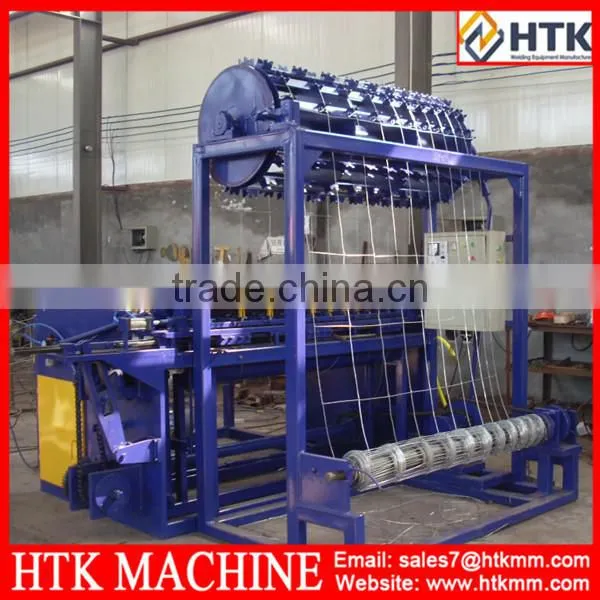 Automatic welded wire mesh knitting machine