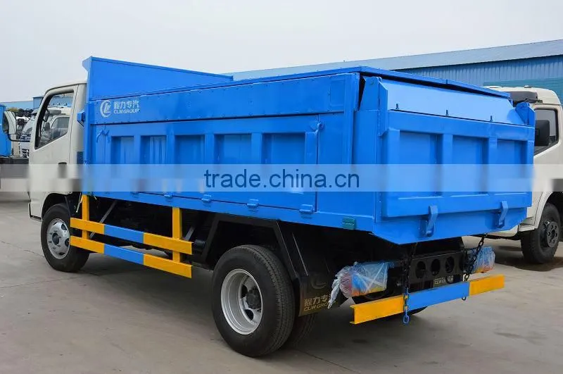 DFAC mini sealed garbage collection truck from original factory