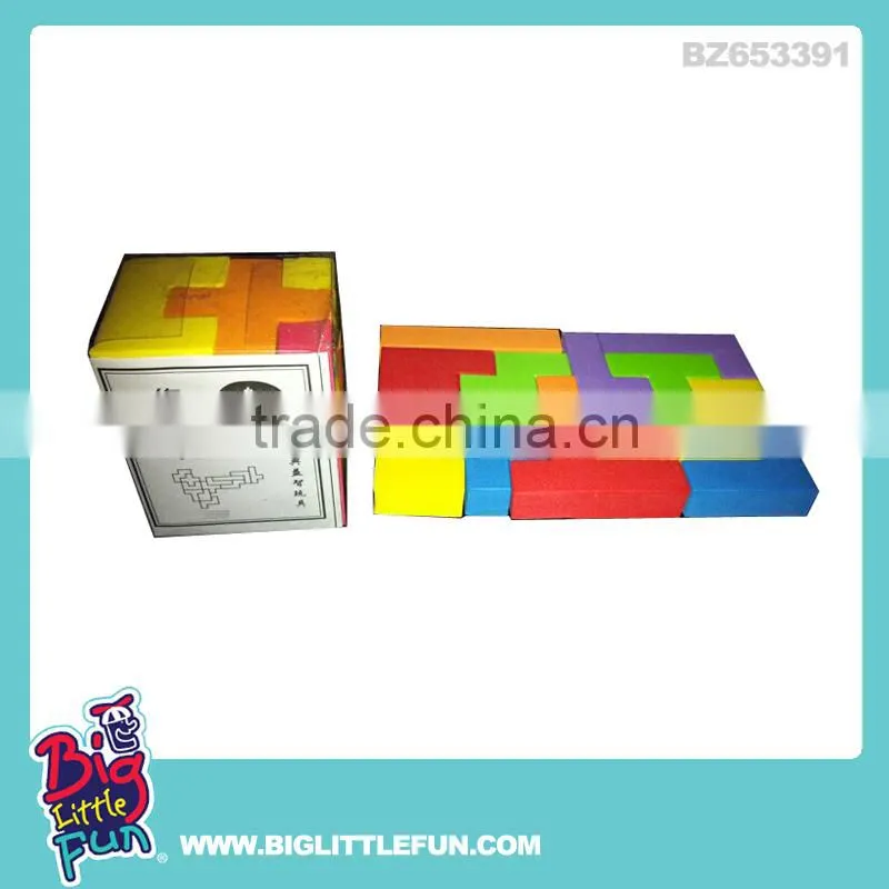 iq block puzzle toy ruban lock