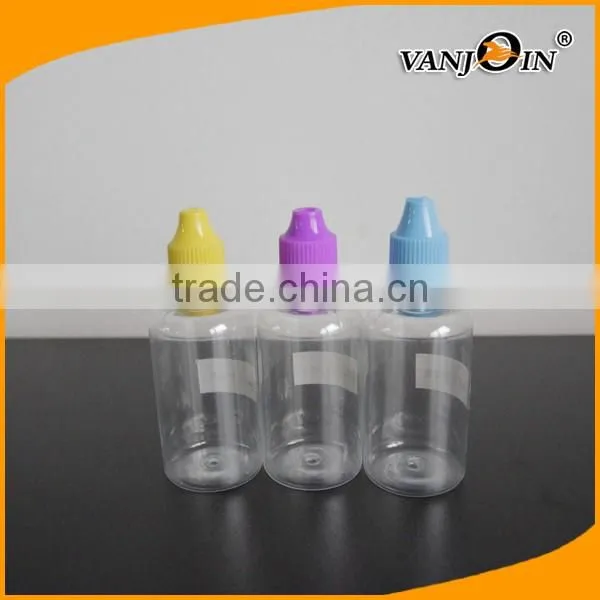 1 OZ Dropper Bottles PET Empty E Liquid Bottle With Childproof Cap