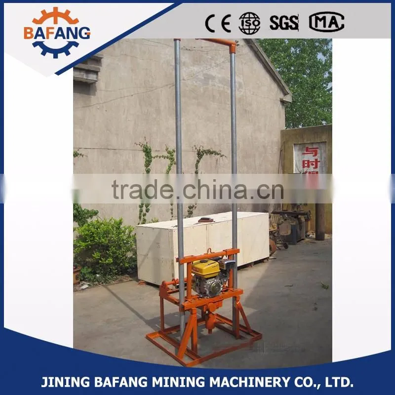 gasoline small water well drilling machine 100 ft
