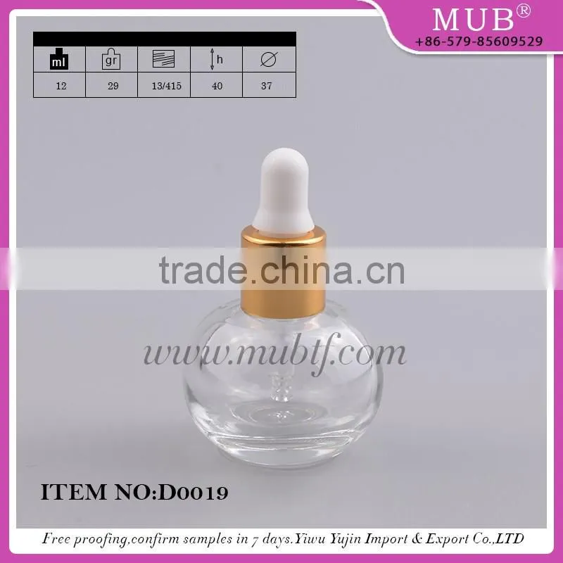 Empty refillable perfume glass bottle aluminum perfume bottle wholesale