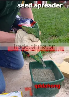 25L economical atv salt and farm seed spreader with round PP hopper