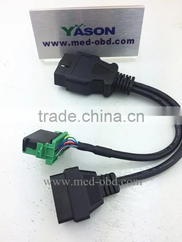 Gps Tracker Vehicle OBD2 Y Cable, Peugeot/Citroen Diagnostic Cable