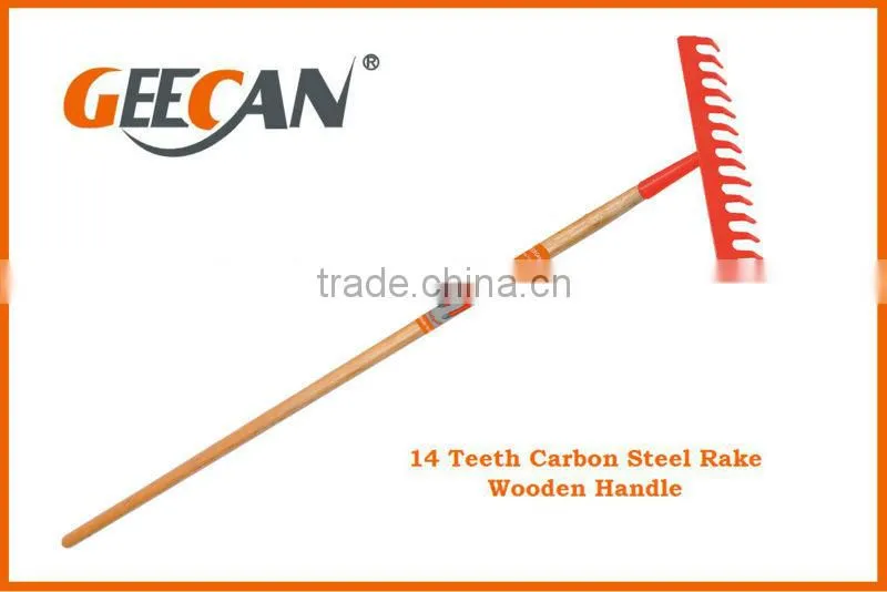 Grass harrow lawn rake