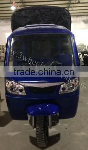 2014 China new design 3 wheel gas motor scooter for adults,3 wheel truck for sale,closed cabin cargo tricycle