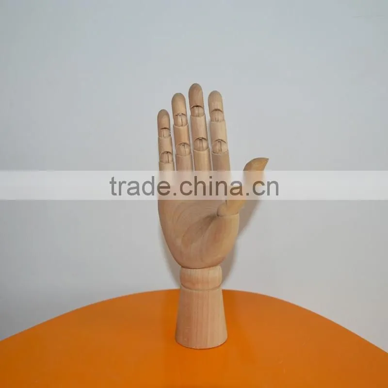 Hot sale wood mannequin hand for gloves display